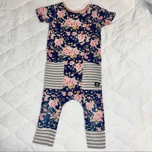 Rags to Raches Floral Romper 18-24 months